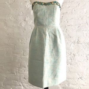 Lily Pulitzer blue shimmery cocktail dress